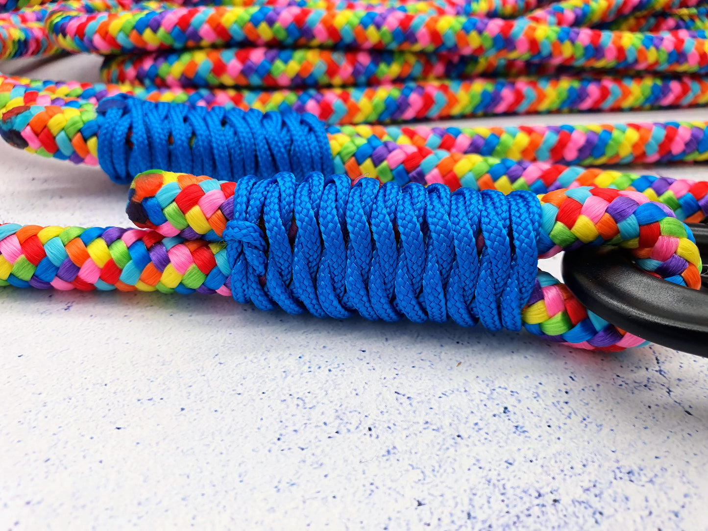 Schleppleine aus 10mm Seil für mittelgroße bis große Hunde