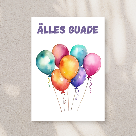 Älles Guade - Schwäbische Postkarte A6