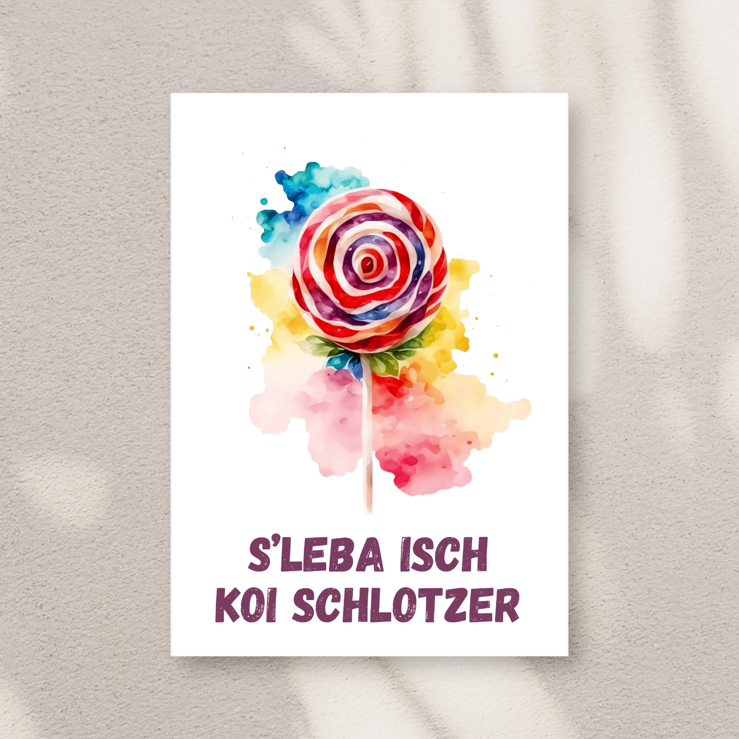 Koin Schlotzer - Schwäbische Postkarte A6