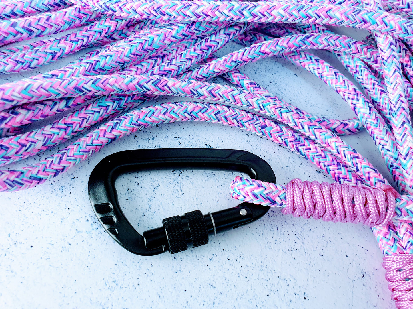 Schleppleine aus 10mm Seil für mittelgroße bis große Hunde