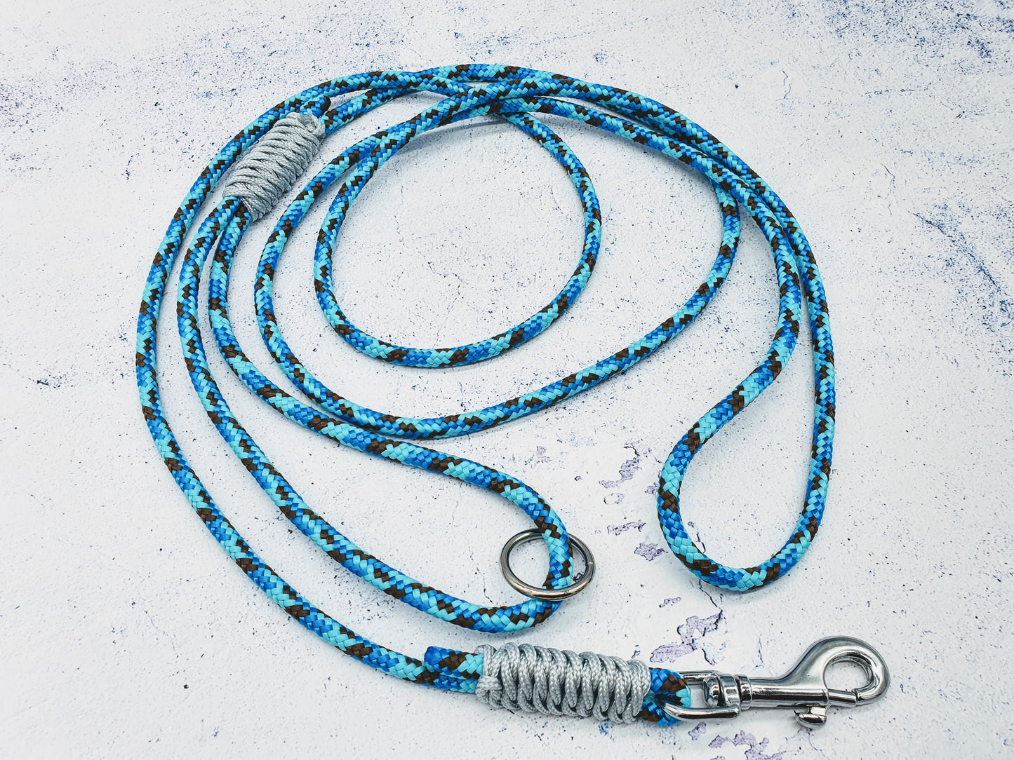 Führleine mit Handschlaufe für kleine Hunde und Welpenleine aus 6mm Tau