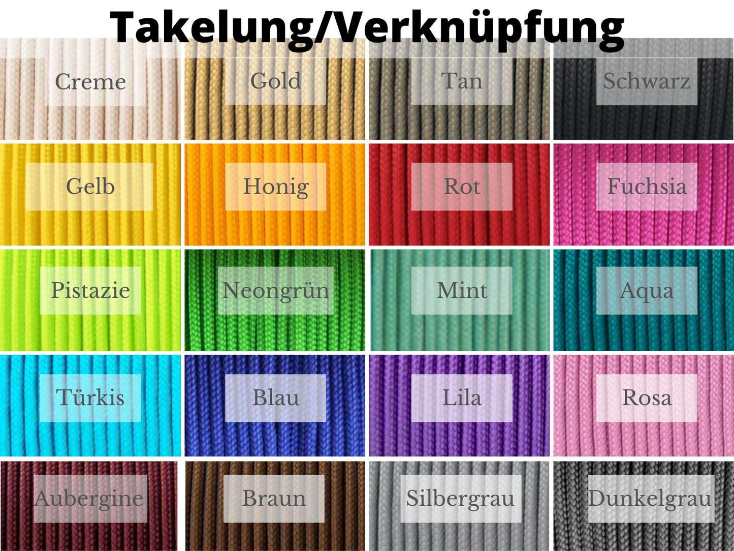 Schlüsselanhänger aus samtweichem Seil