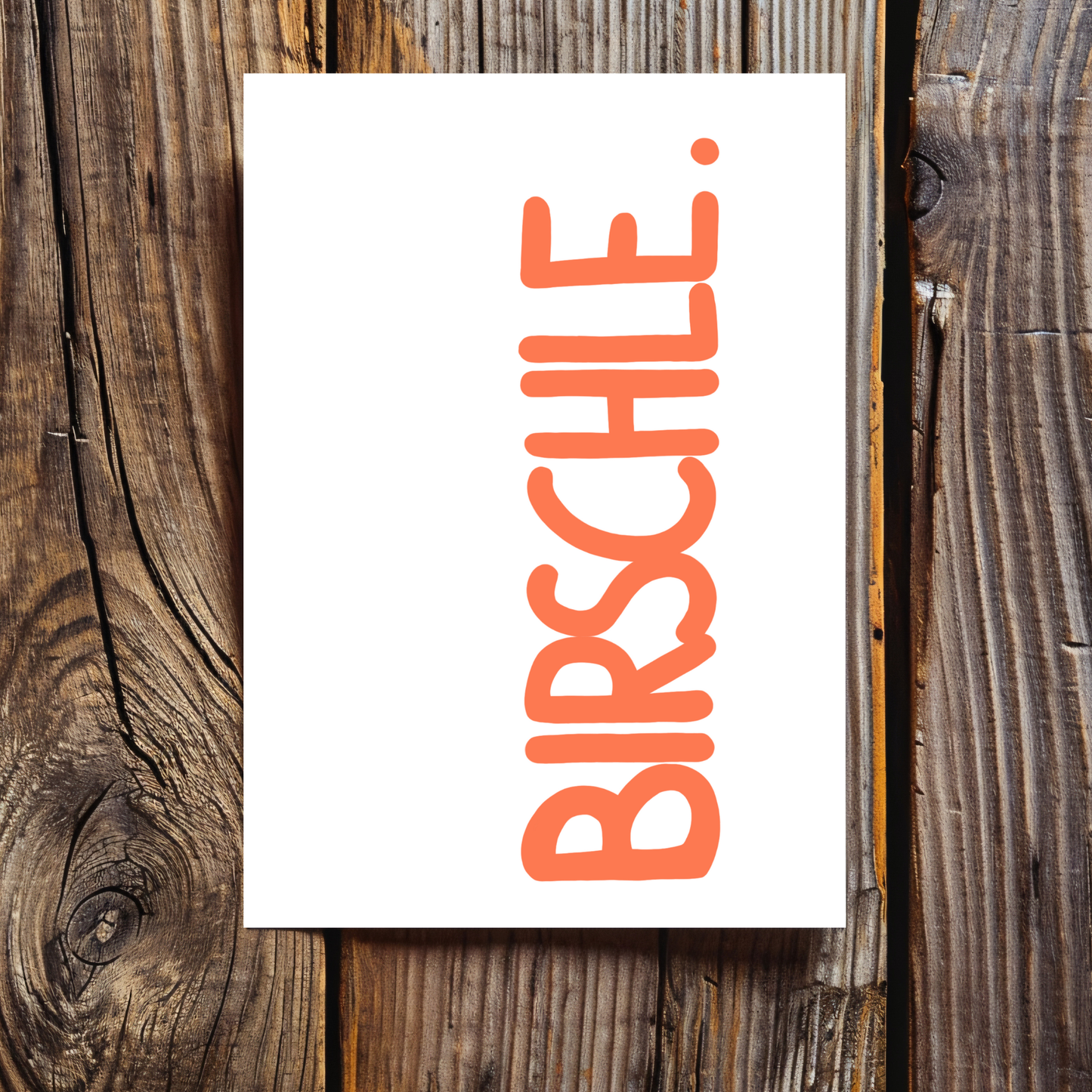 Birschle - Schwäbische Postkarte A6