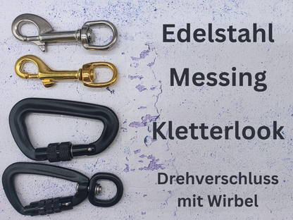 Führleine mit Handschlaufe für mittelgroße bis große Hunde aus 10mm Tau